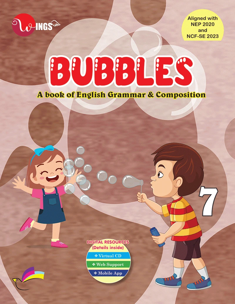 Wings Bubbles English Grammar-7